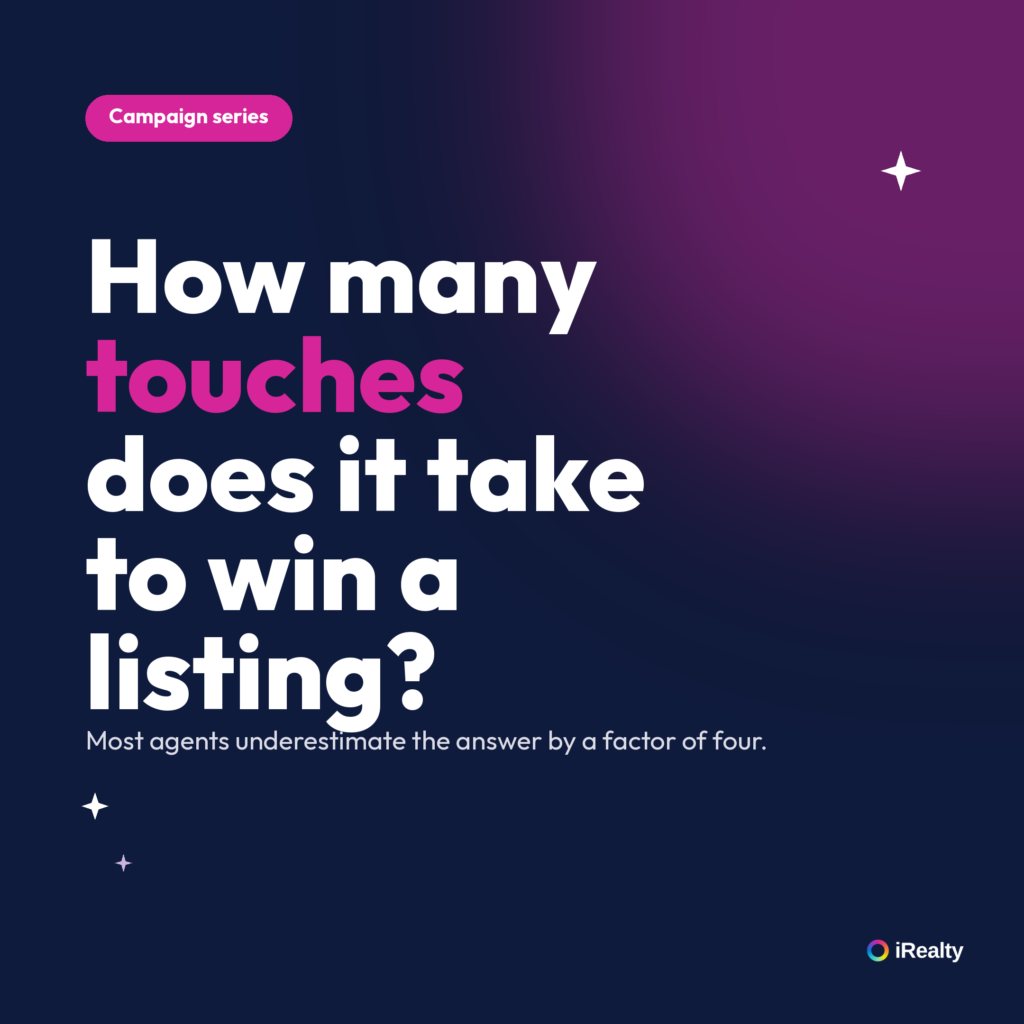 irealty real estate touchpoints to win a listing