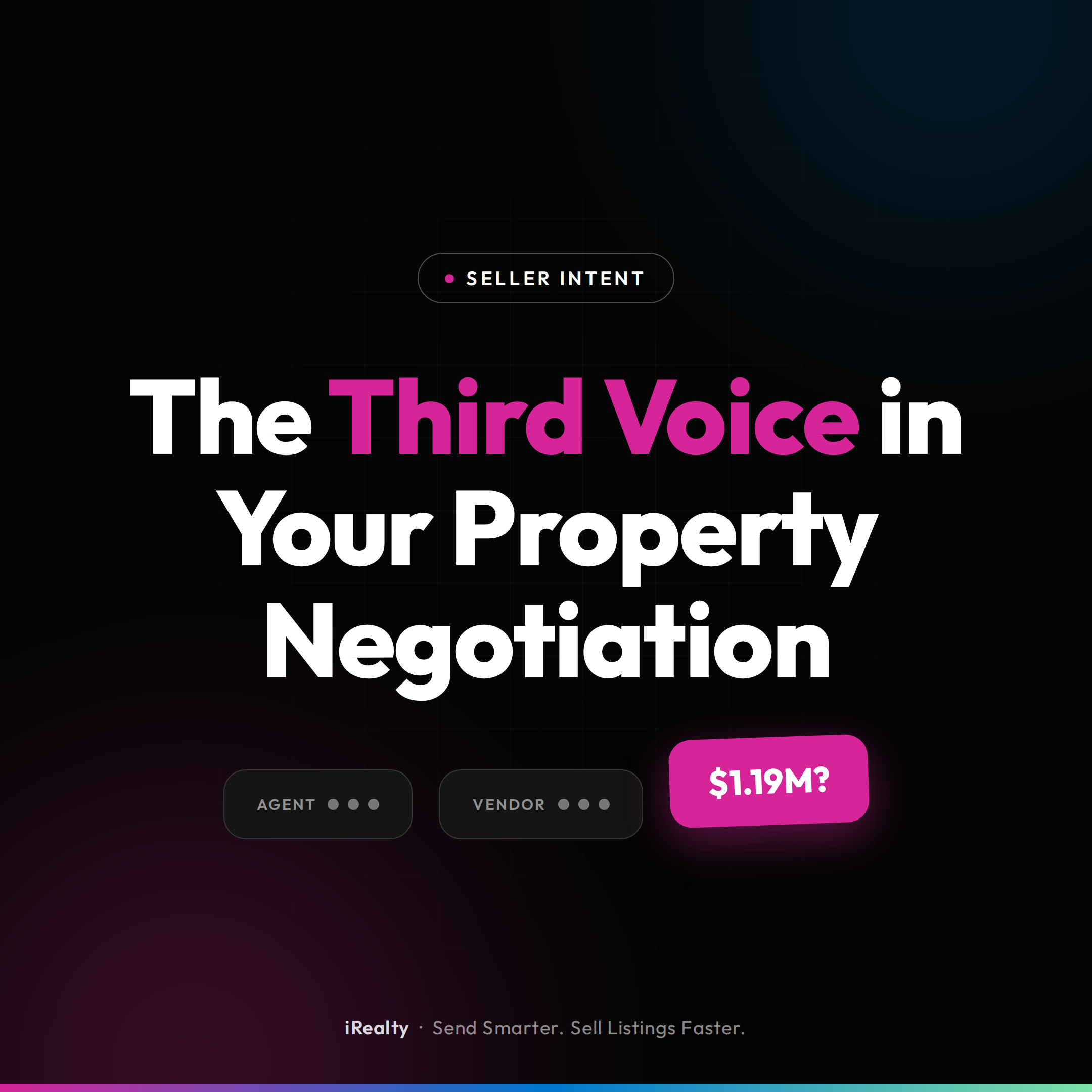 iRealty third voice property negotiation real estate