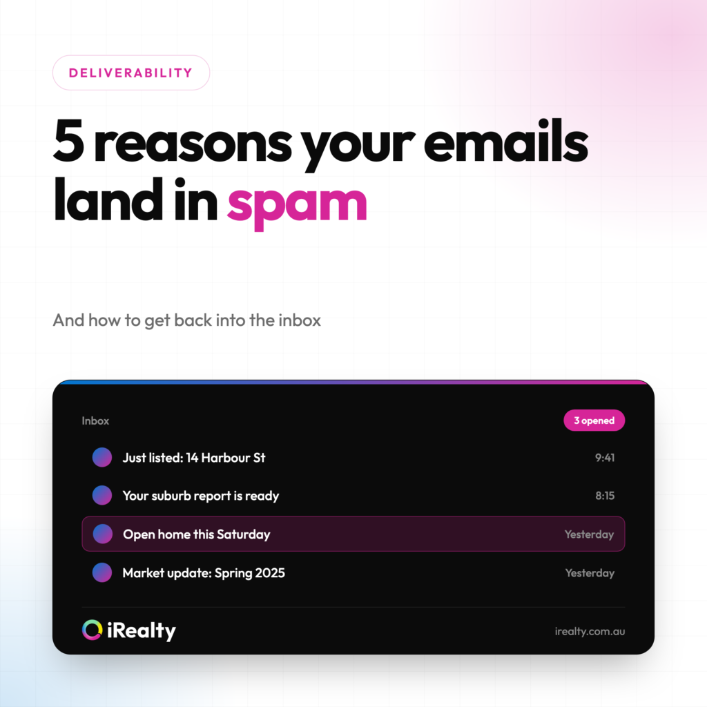 5 reasons your emails land in spam | iRealty
