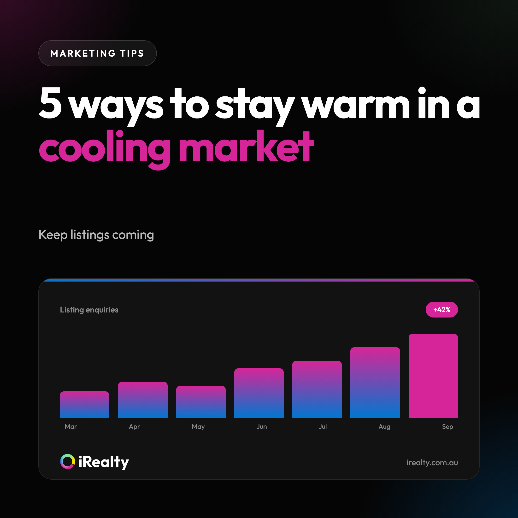 5 ways to stay warm in a cooling market | iRealty