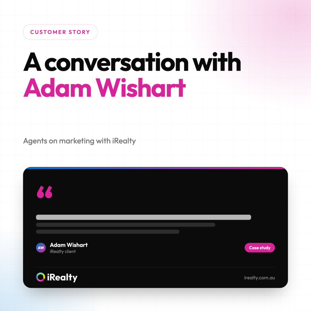 A conversation with Adam Wishart | iRealty