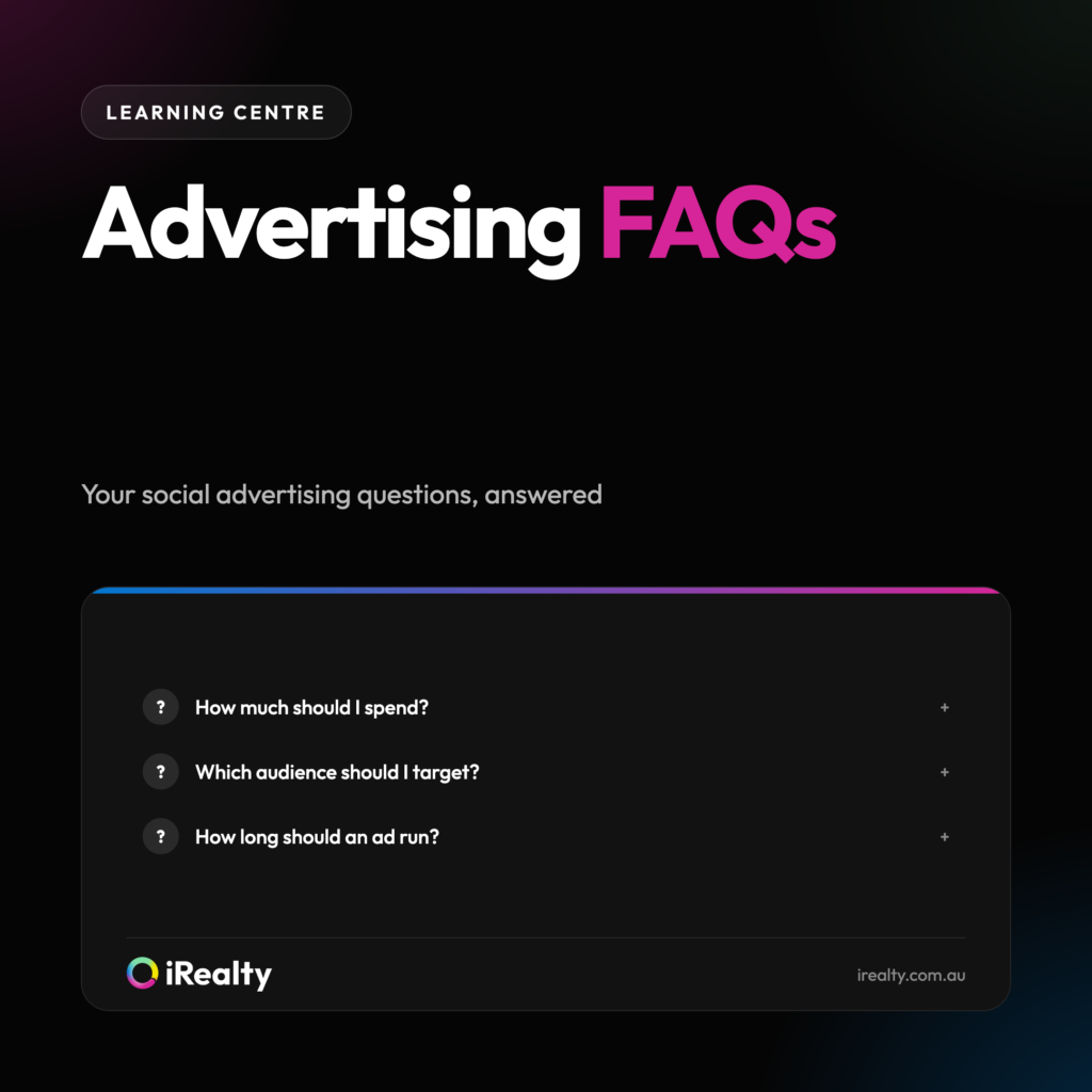 Advertising FAQs | iRealty