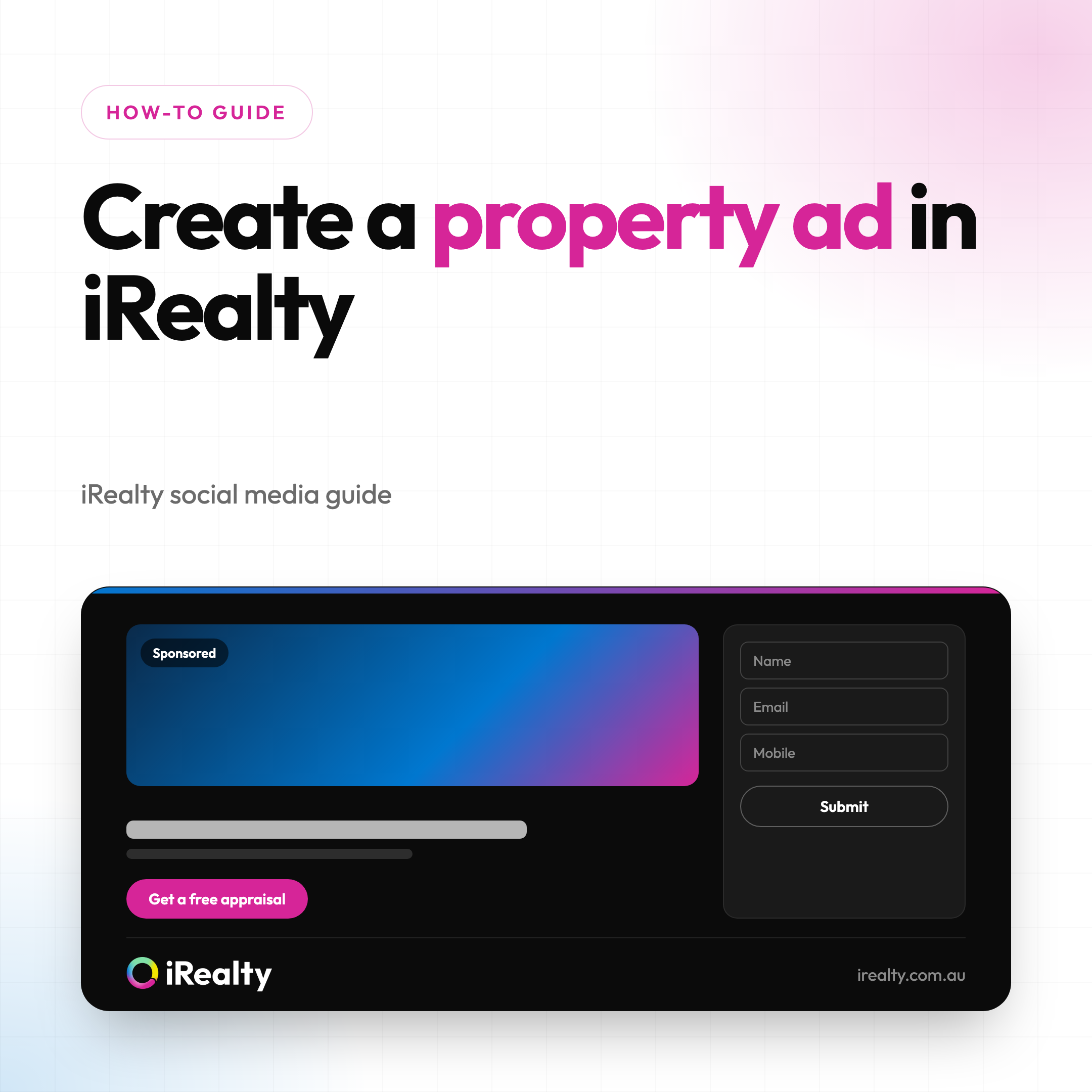 Create a property ad in iRealty | iRealty