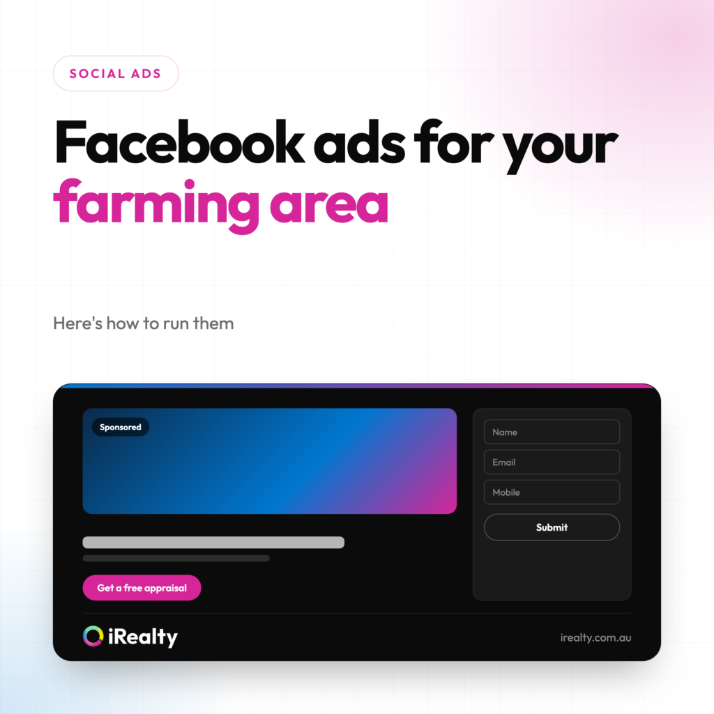 Facebook ads for your farming area | iRealty