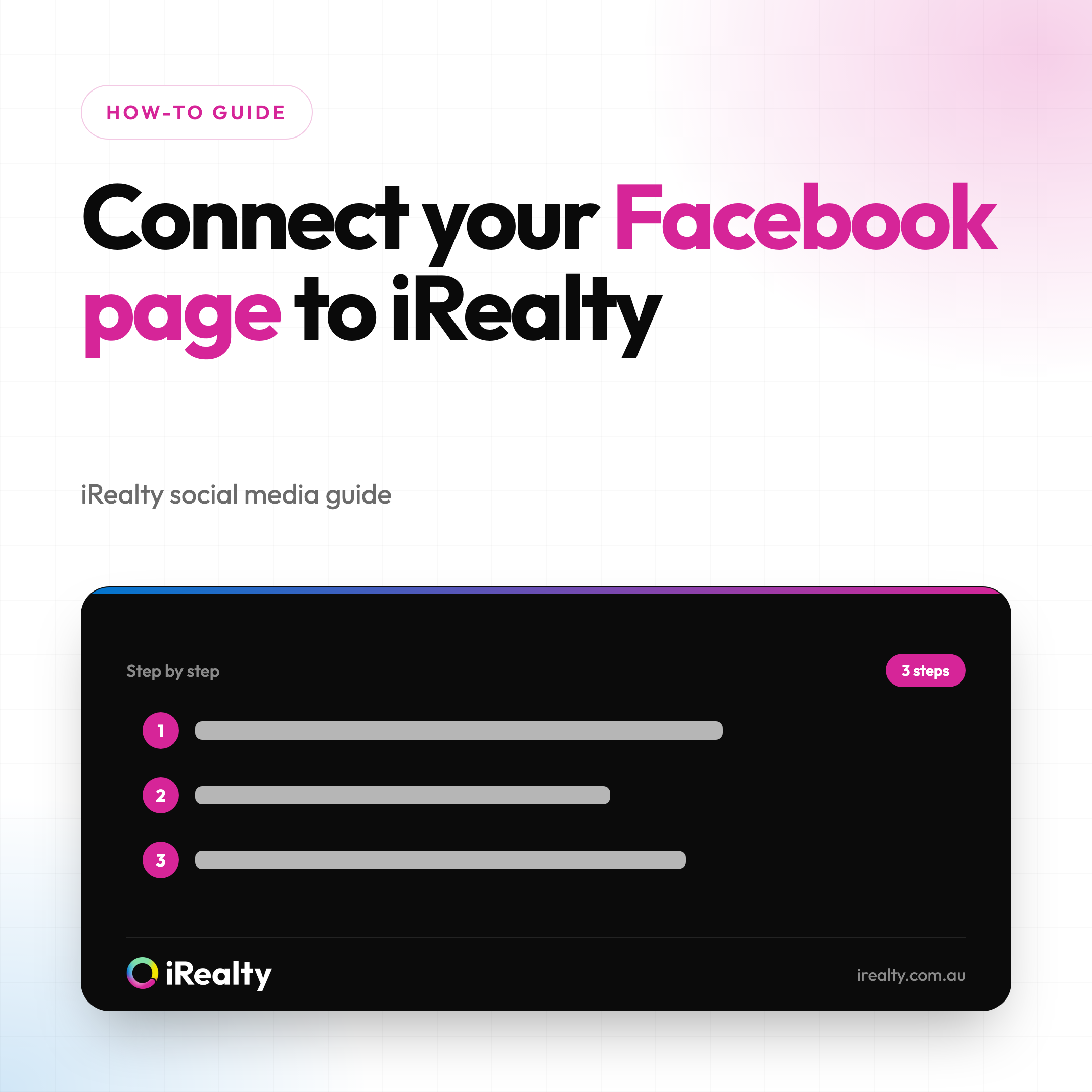 Connect your Facebook page to iRealty | iRealty