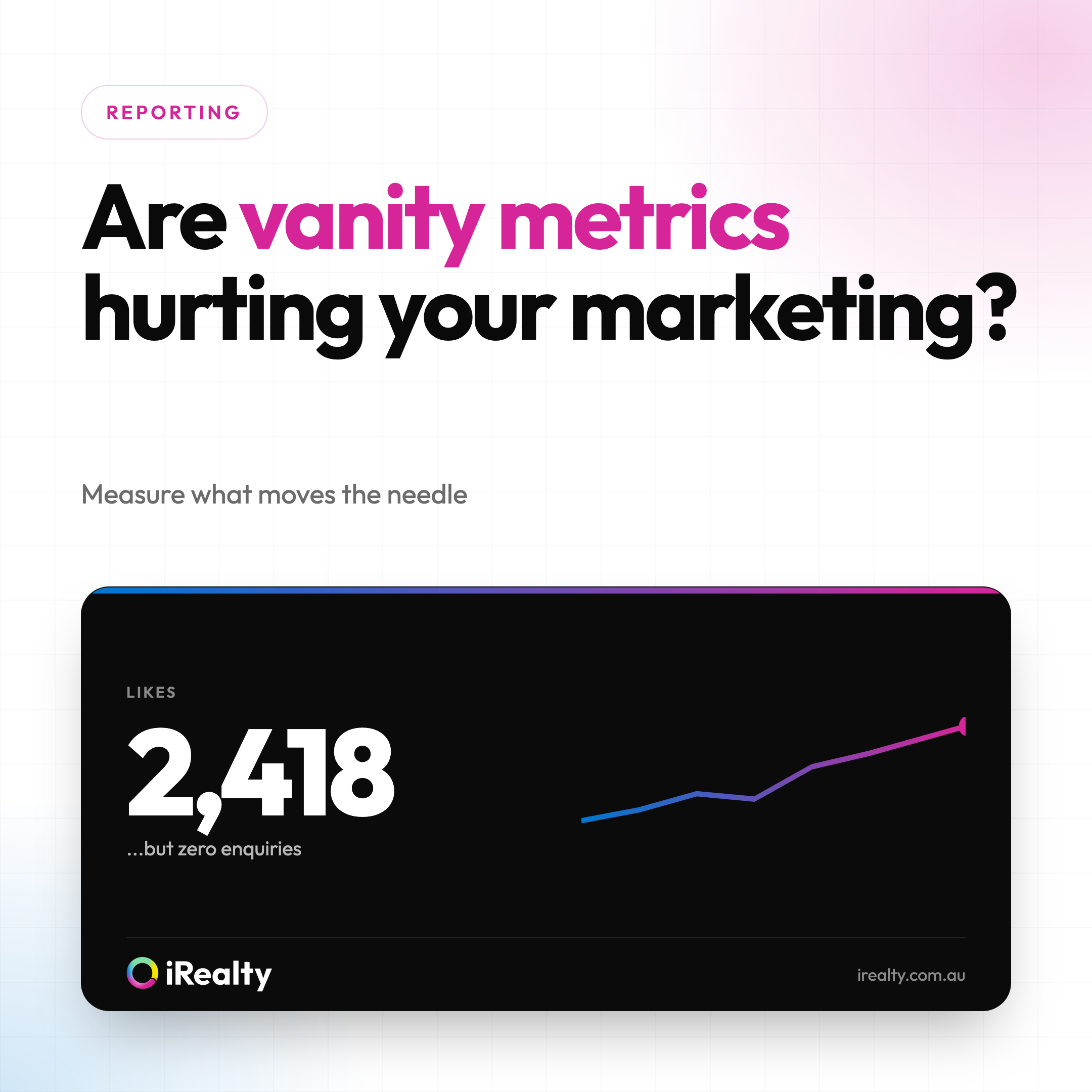 Are vanity metrics hurting your marketing? | iRealty