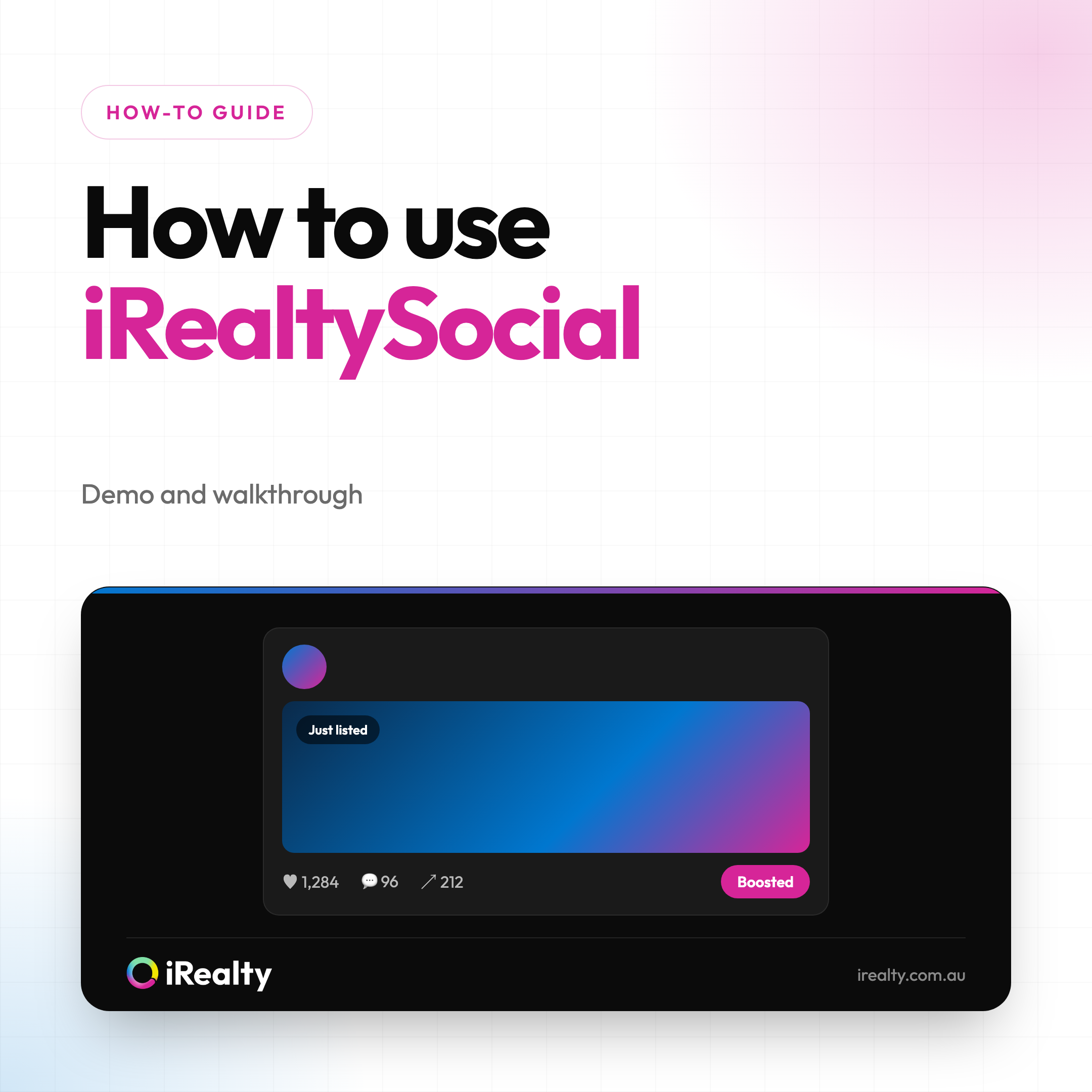 How to use iRealtySocial | iRealty