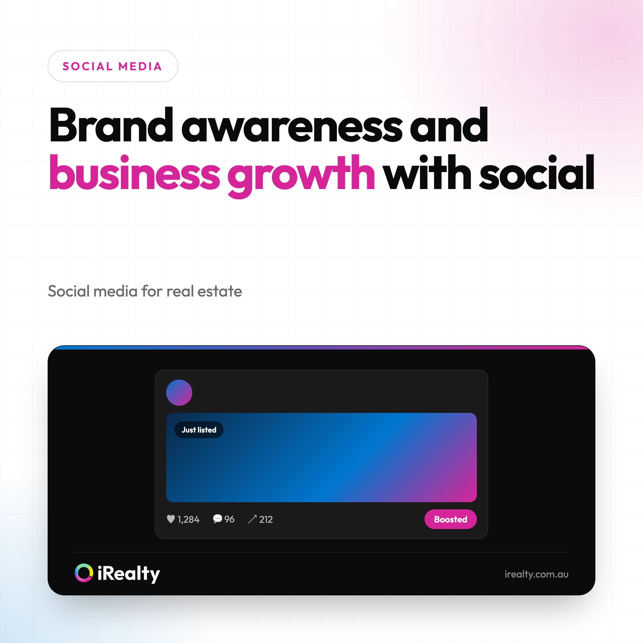 Brand awareness and business growth with social | iRealty